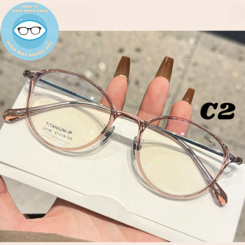 Gọng nhựa càng kính titanium mã 9108